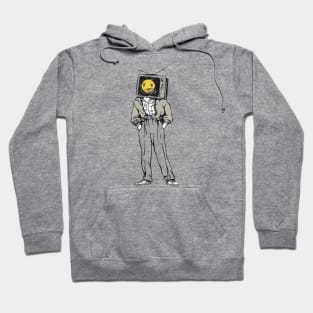 TV Head // Retro Television Illustration Hoodie